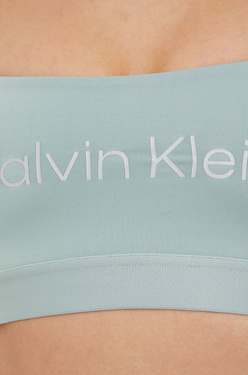 Calvin Klein Performance Sportovní podprsenka Ck Essentials tyrkysová barva - Pepit.cz