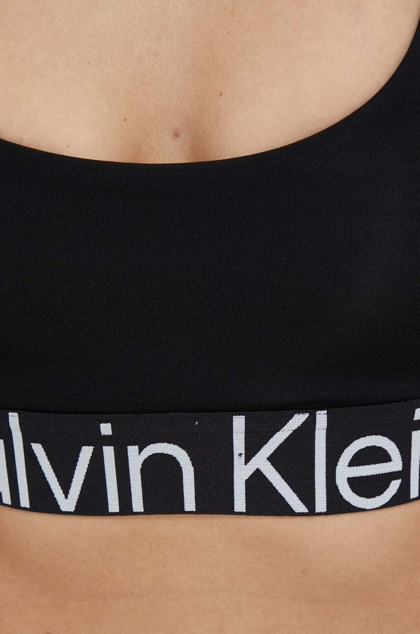 Calvin Klein Performance Sportovní podprsenka Effect černá barva - Pepit.cz