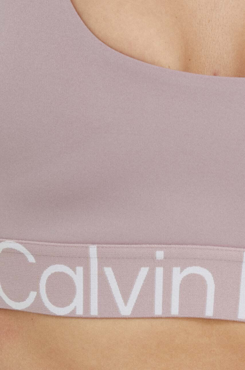 Calvin Klein Performance Sportovní podprsenka Effect růžová barva - Pepit.cz