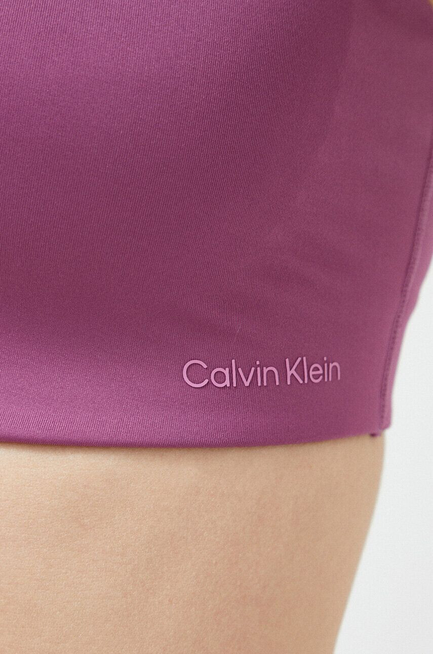 Calvin Klein Performance Sportovní podprsenka Essentials fialová barva - Pepit.cz