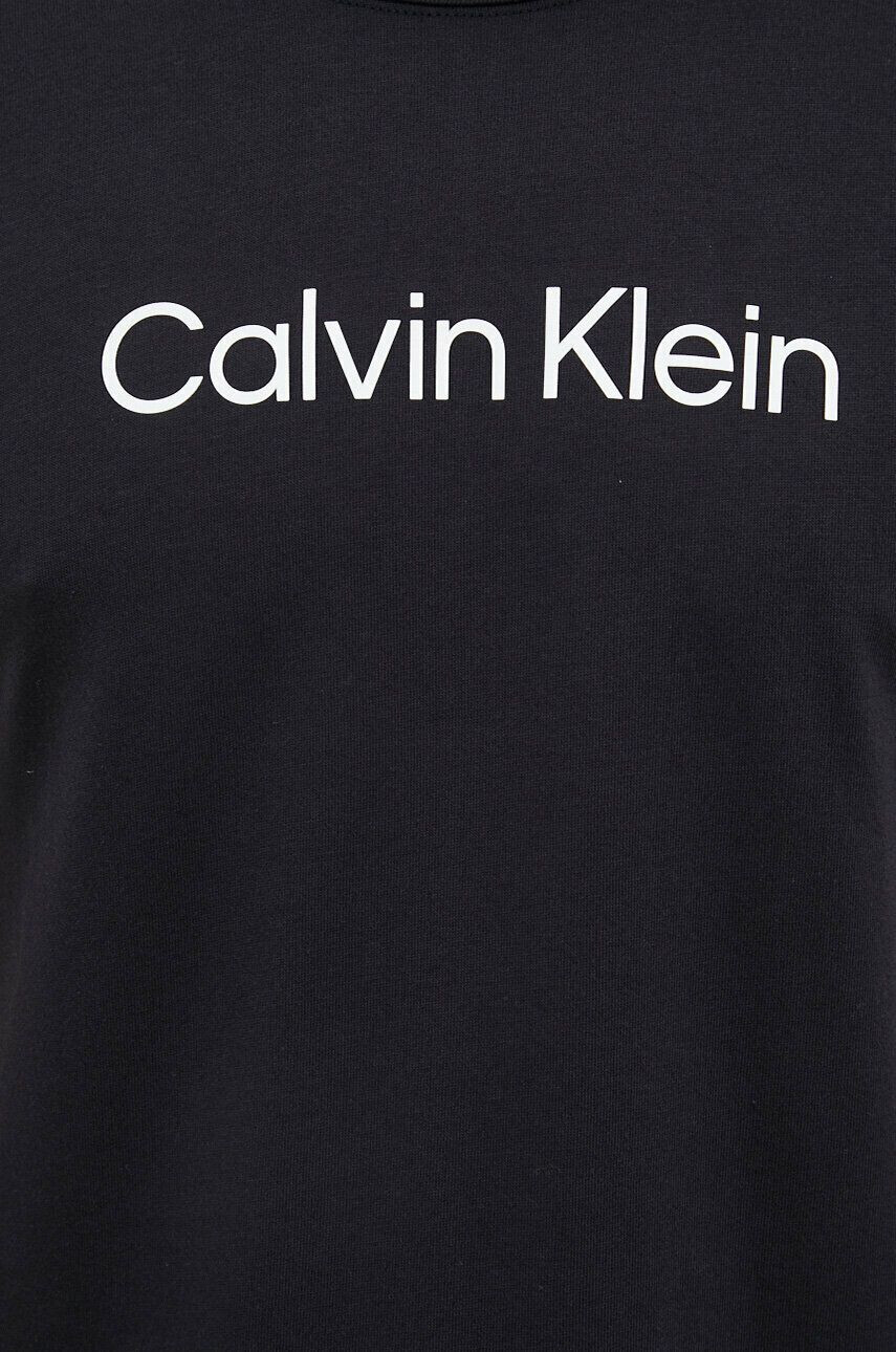 Calvin Klein Performance Sportovní tričko Effect černá barva s potiskem - Pepit.cz