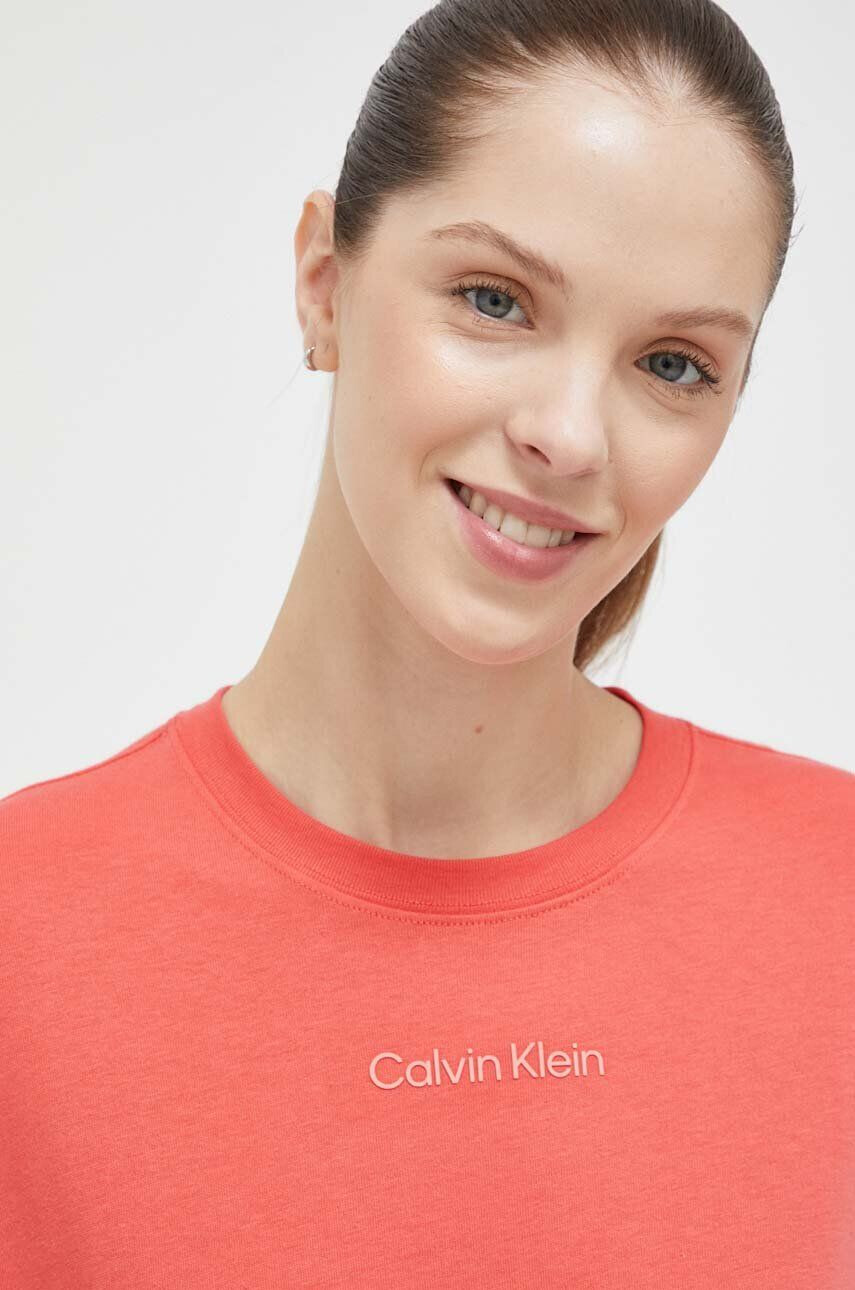 Calvin Klein Performance Sportovní tričko Essentials oranžová barva - Pepit.cz