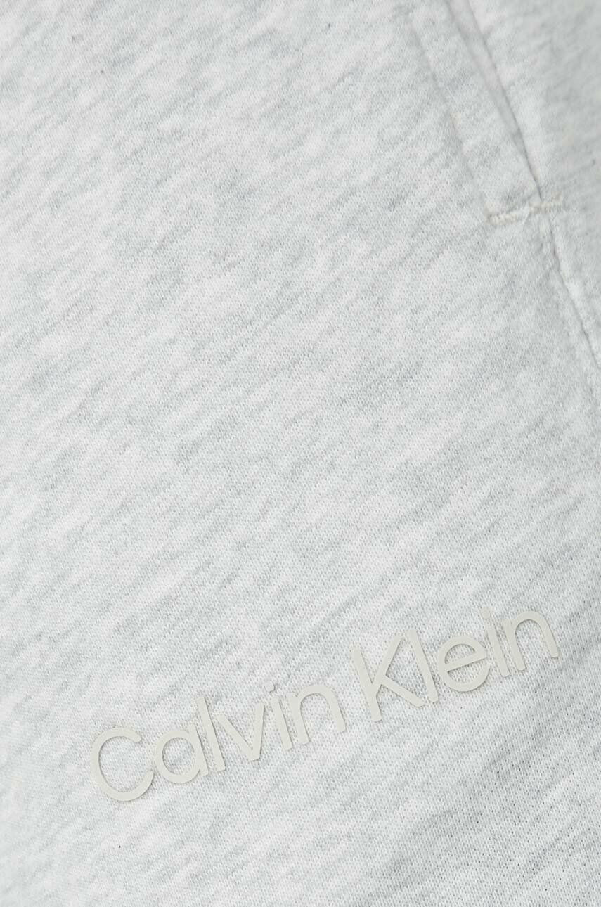 Calvin Klein Performance Tepláky Essentials šedá barva melanžové - Pepit.cz