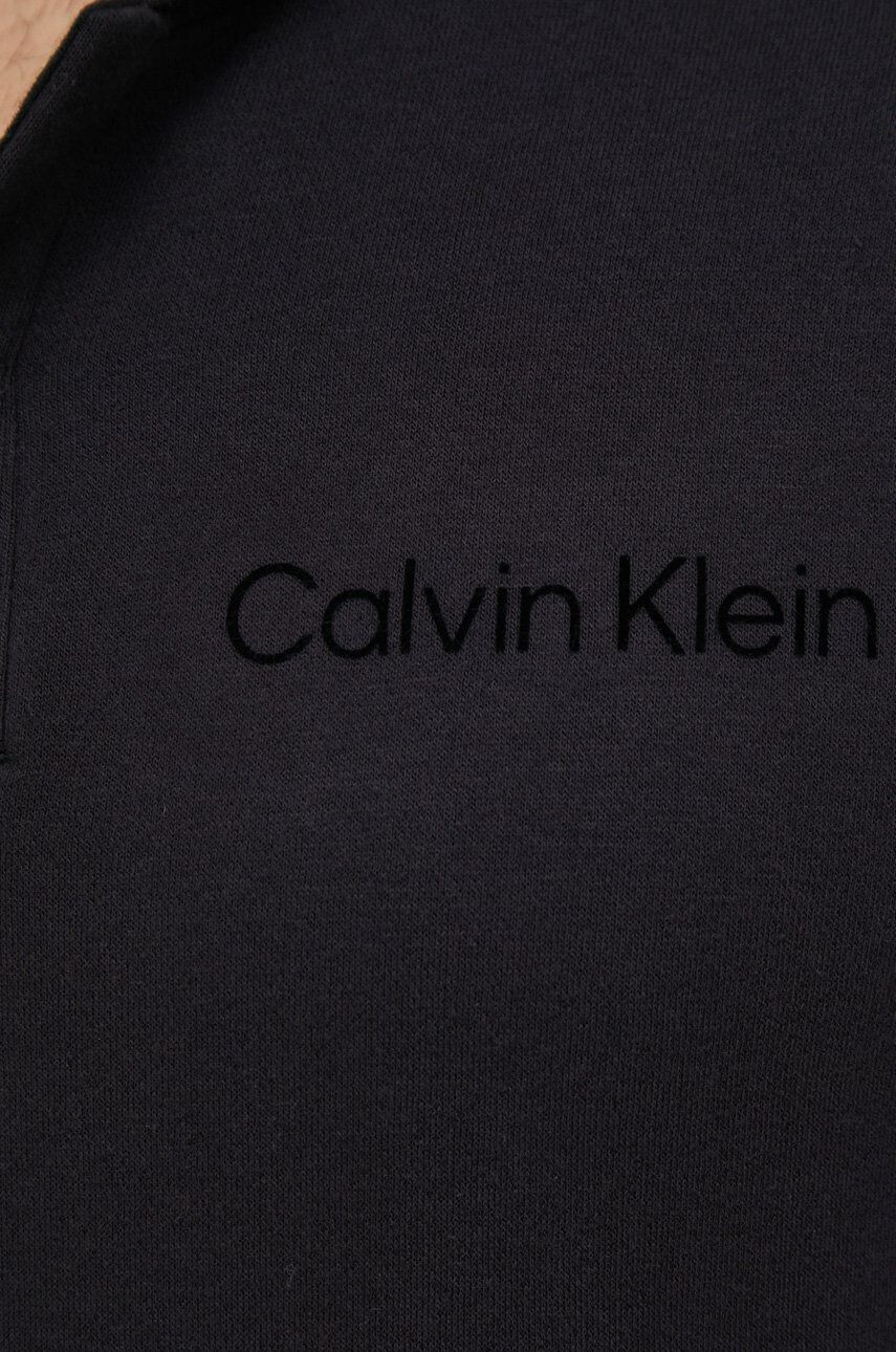 Calvin Klein Performance Tréninková mikina černá barva s kapucí - Pepit.cz