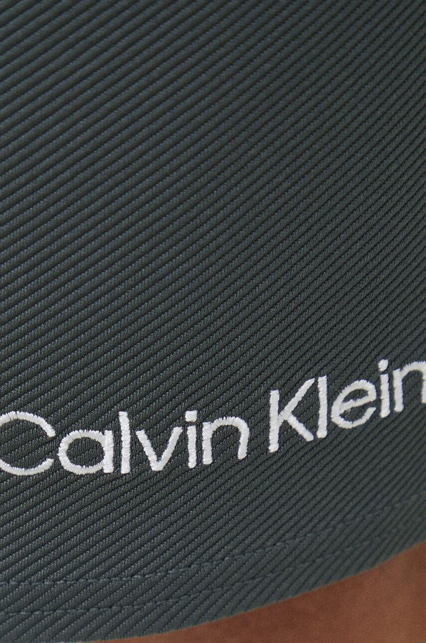 Calvin Klein Performance Tréninkové šortky Effect růžová barva hladké high waist - Pepit.cz