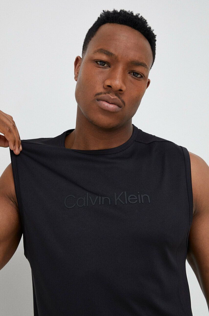 Calvin Klein Performance Tréninkové tričko Essentials černá barva - Pepit.cz