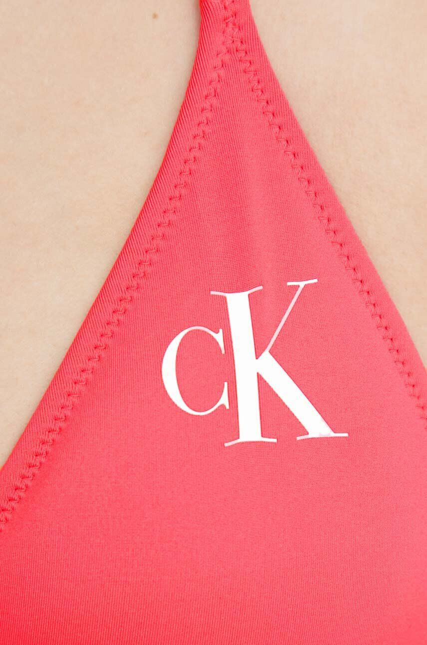 Calvin Klein Plavková podprsenka fialová barva mírně vyztužený košík - Pepit.cz