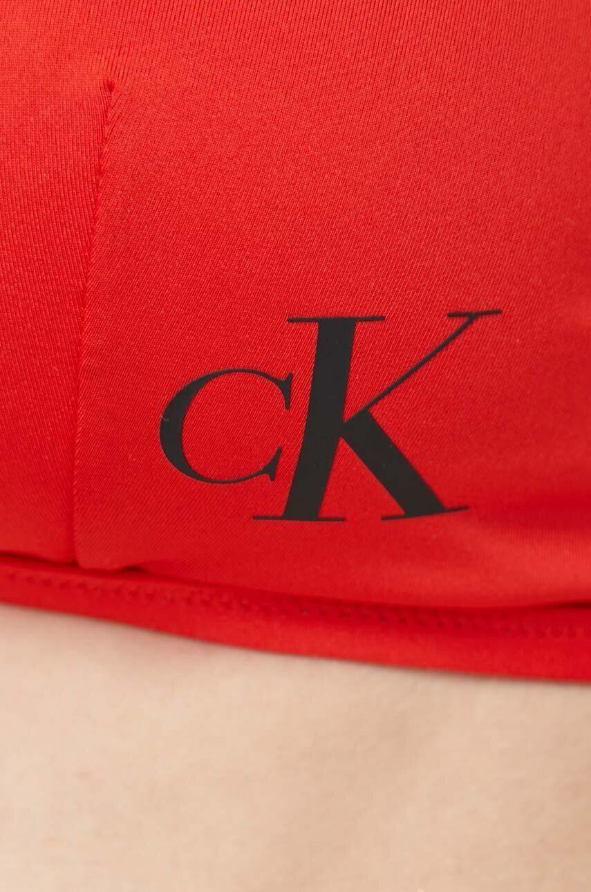 Calvin Klein Plavková podprsenka černá barva měkký košík - Pepit.cz