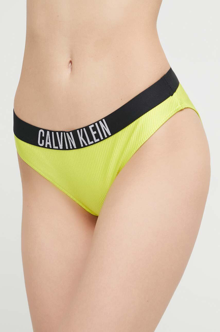 Calvin Klein Plavkové kalhotky zelená barva - Pepit.cz