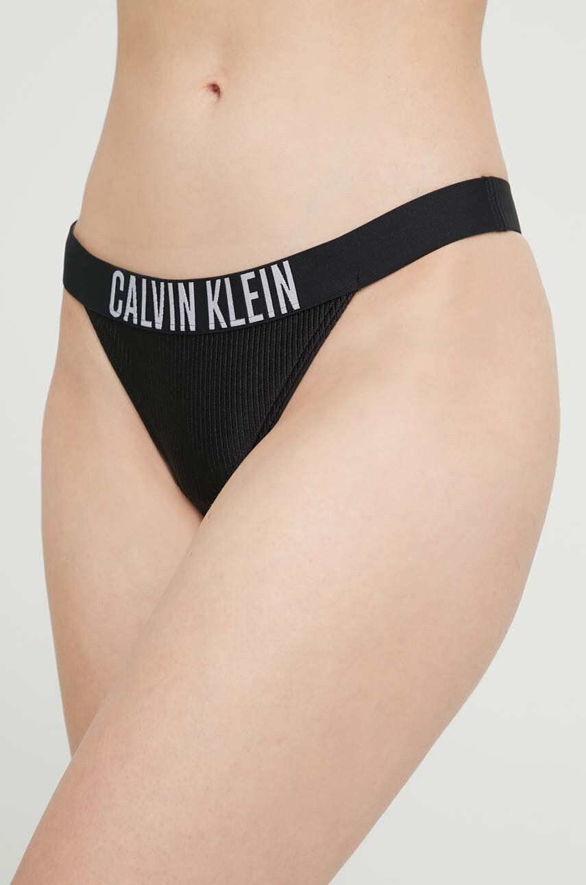 Calvin Klein Plavkové kalhotky černá barva - Pepit.cz