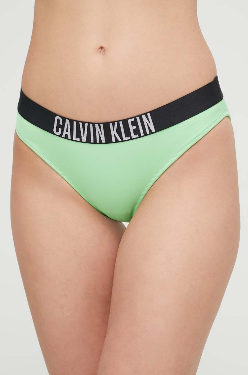 Calvin Klein Plavkové kalhotky zelená barva - Pepit.cz