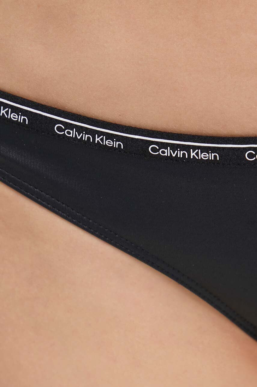 Calvin Klein Plavkové kalhotky černá barva - Pepit.cz