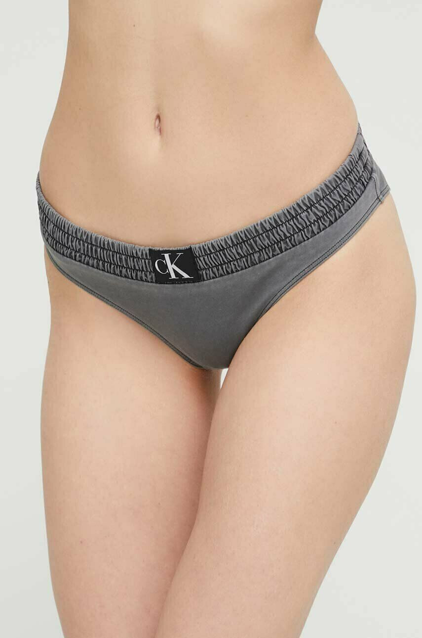 Calvin Klein Plavkové kalhotky černá barva - Pepit.cz