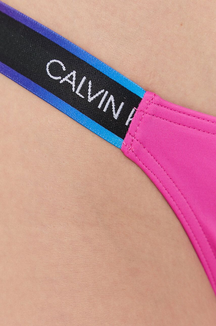 Calvin Klein Plavkové kalhotky fialová barva - Pepit.cz