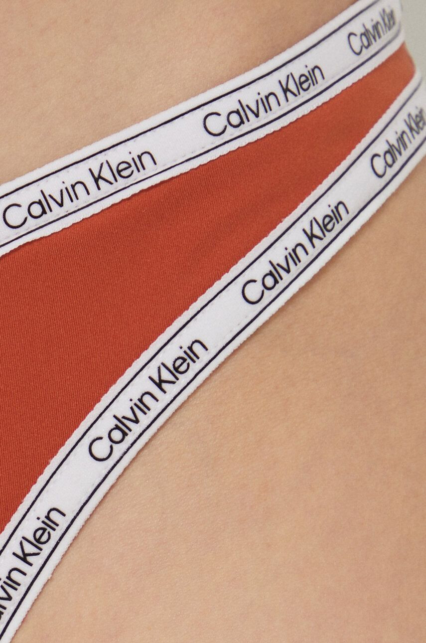 Calvin Klein Plavkové kalhotky oranžová barva - Pepit.cz