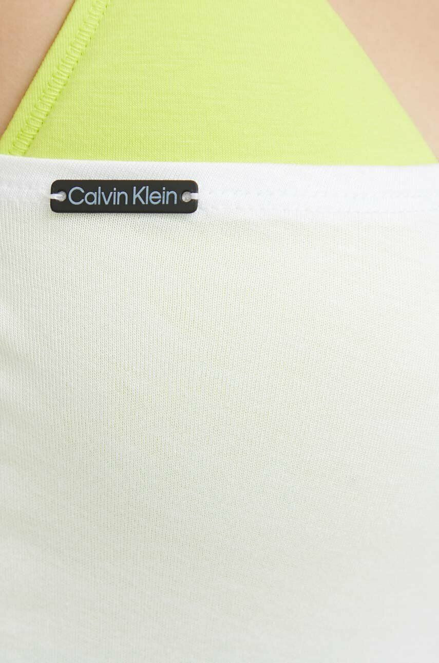 Calvin Klein Plážové šaty bílá barva - Pepit.cz