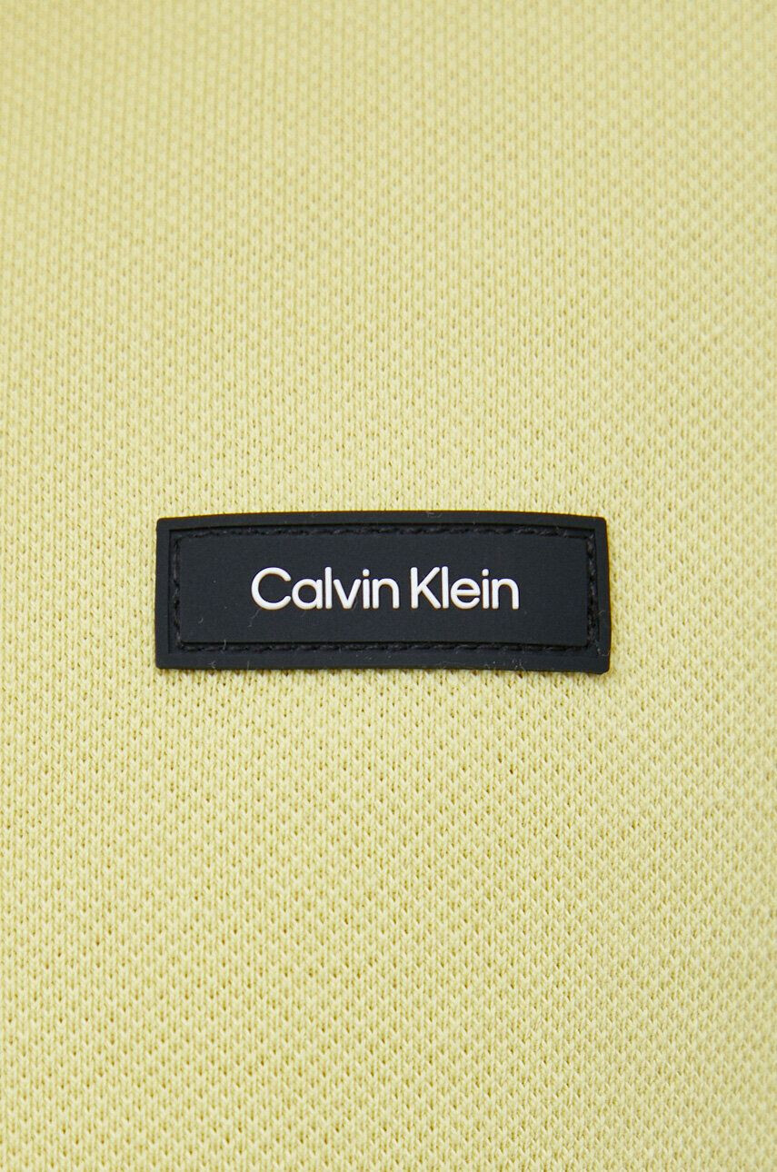 Calvin Klein Polo tričko žlutá barva - Pepit.cz