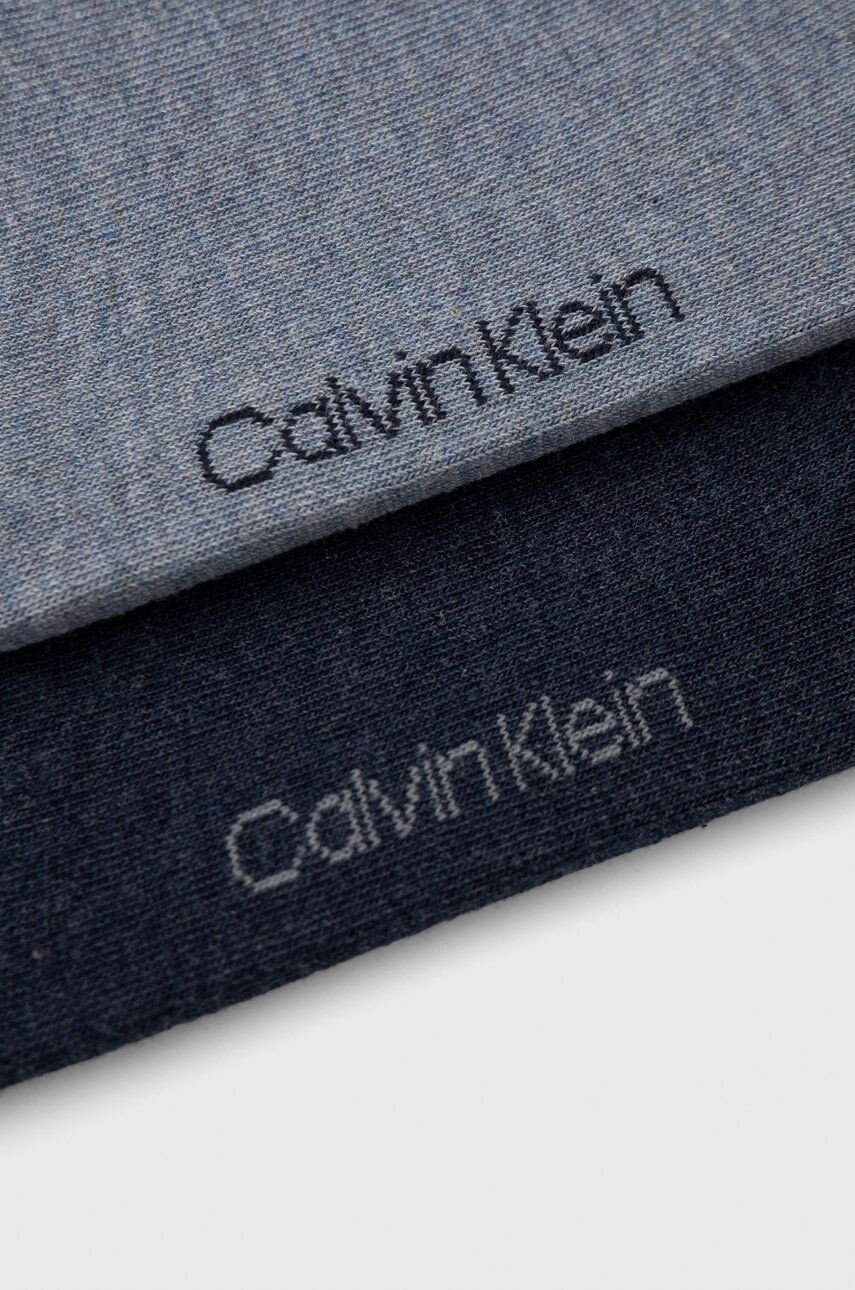 Calvin Klein Ponožky (3-pak) dámské modrá barva - Pepit.cz