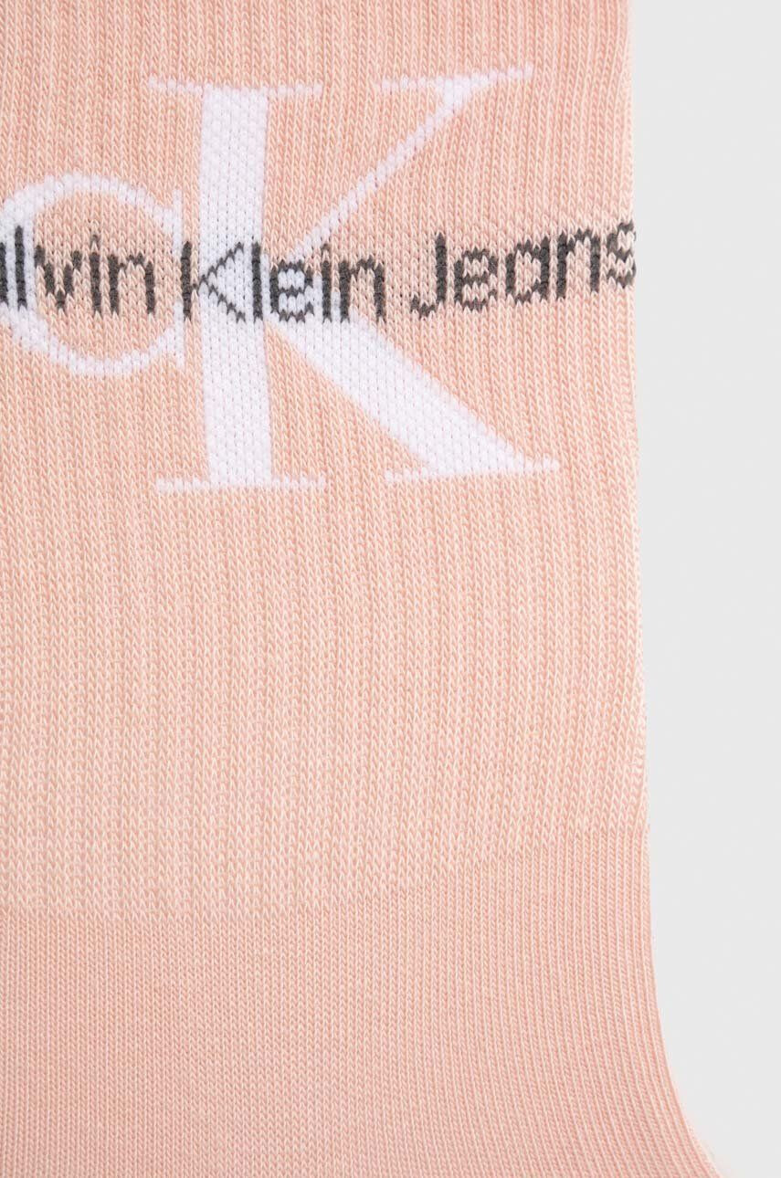 Calvin Klein Ponožky 4-pack dámské růžová barva - Pepit.cz