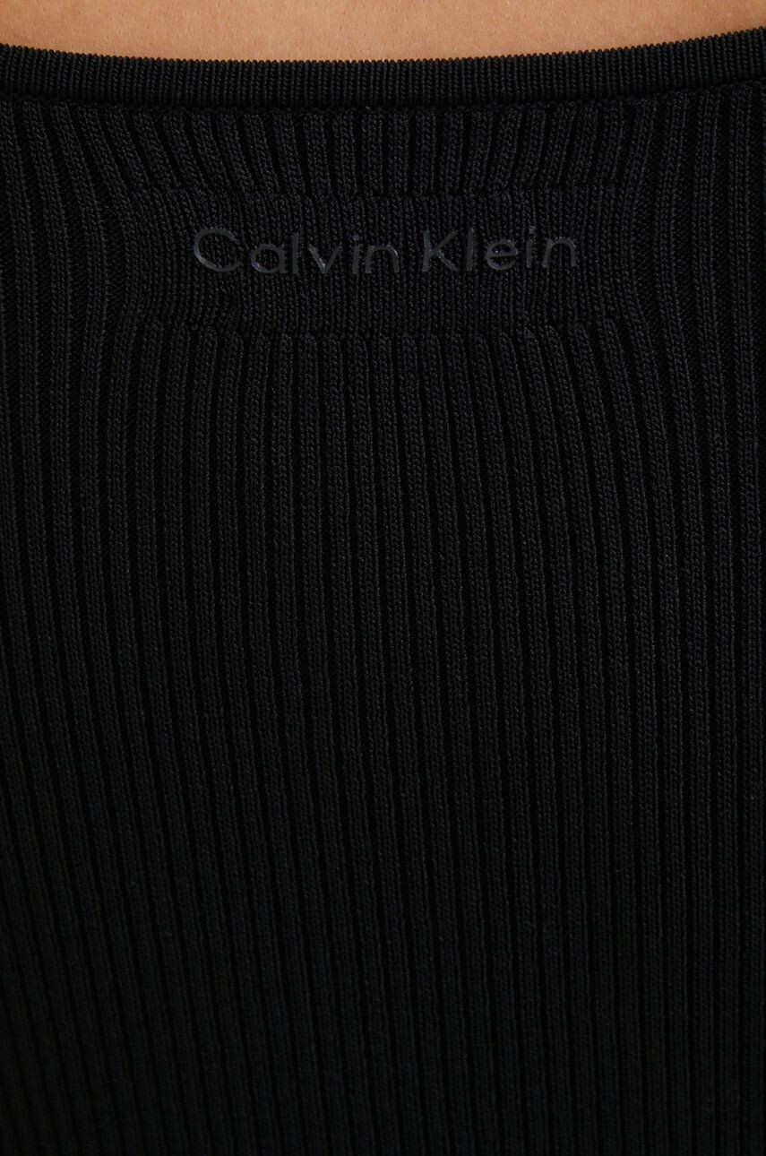 Calvin Klein Šaty černá barva maxi - Pepit.cz