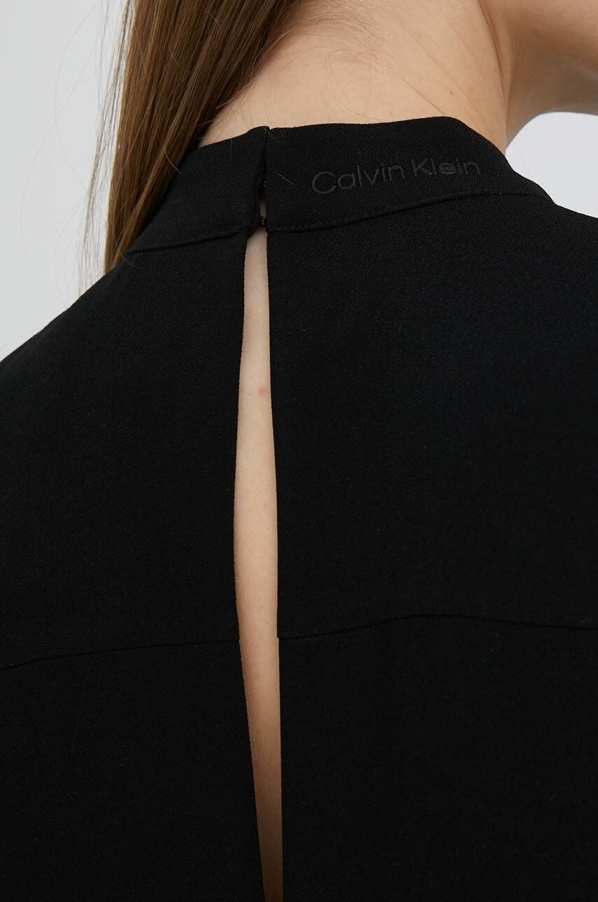 Calvin Klein Šaty černá barva maxi - Pepit.cz