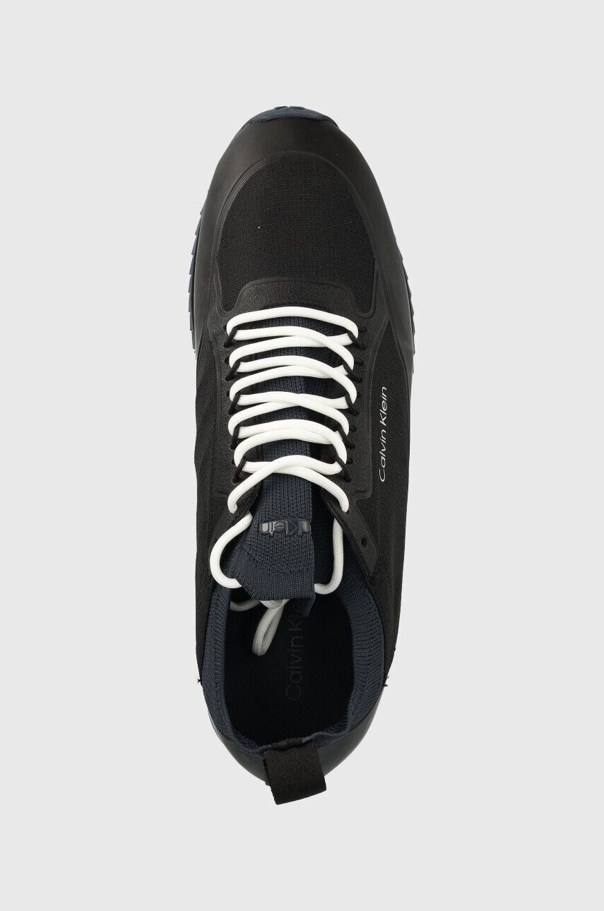 Calvin Klein Sneakers boty LOW TOP LACE UP NYLON černá barva HM0HM00921 - Pepit.cz