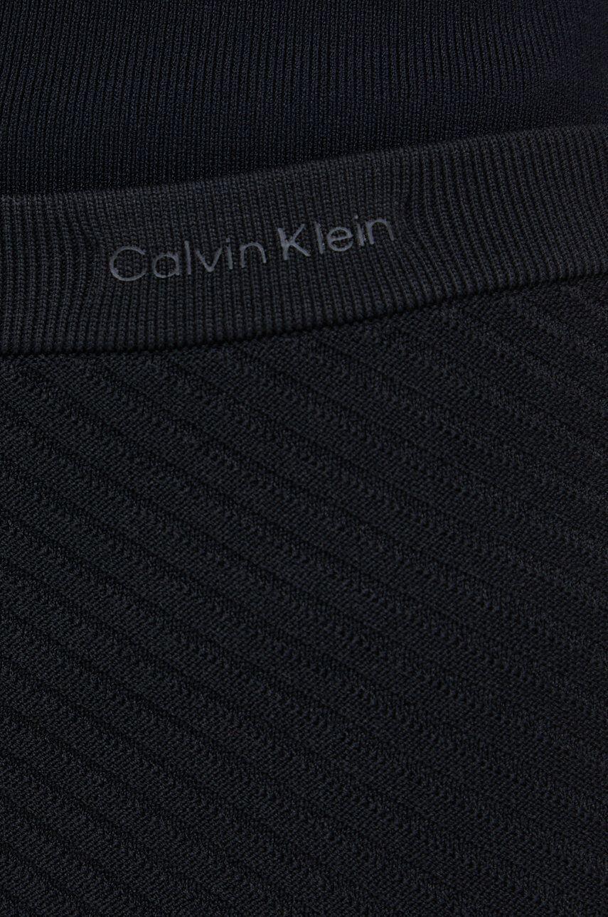 Calvin Klein Sukně černá barva midi pouzdrová - Pepit.cz