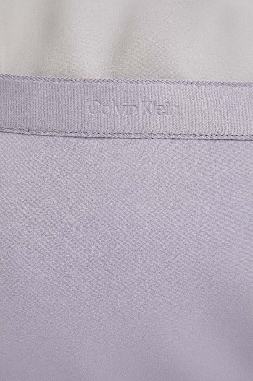 Calvin Klein Sukně fialová barva midi áčková - Pepit.cz