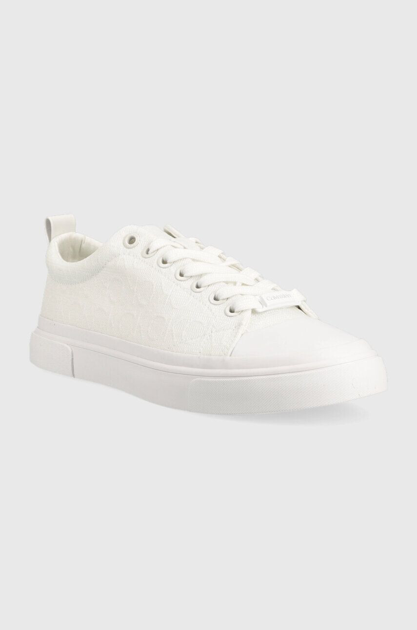 Calvin Klein Tenisky VULC LACE UP - MONO dámské bílá barva HW0HW01777 - Pepit.cz