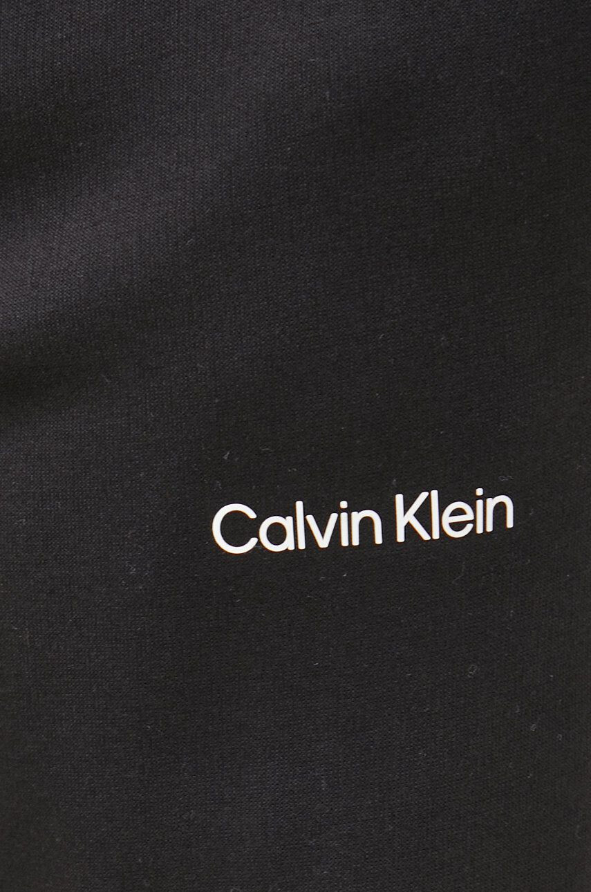 Calvin Klein Tepláky pánské černá barva hladké - Pepit.cz