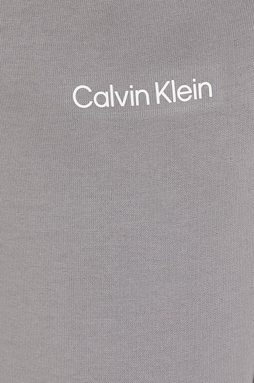 Calvin Klein Tepláky pánské šedá barva hladké - Pepit.cz