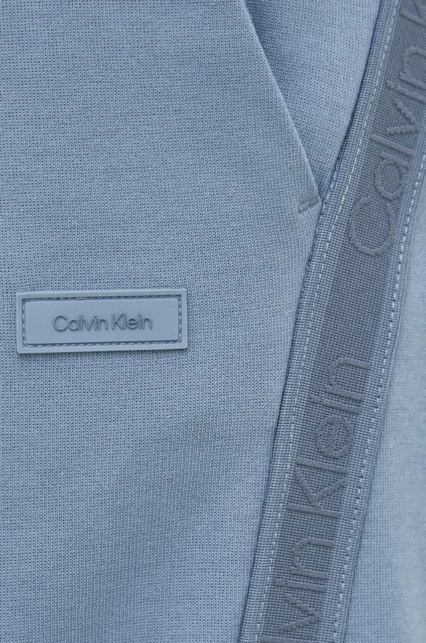 Calvin Klein Tepláky pánské šedá barva hladké - Pepit.cz