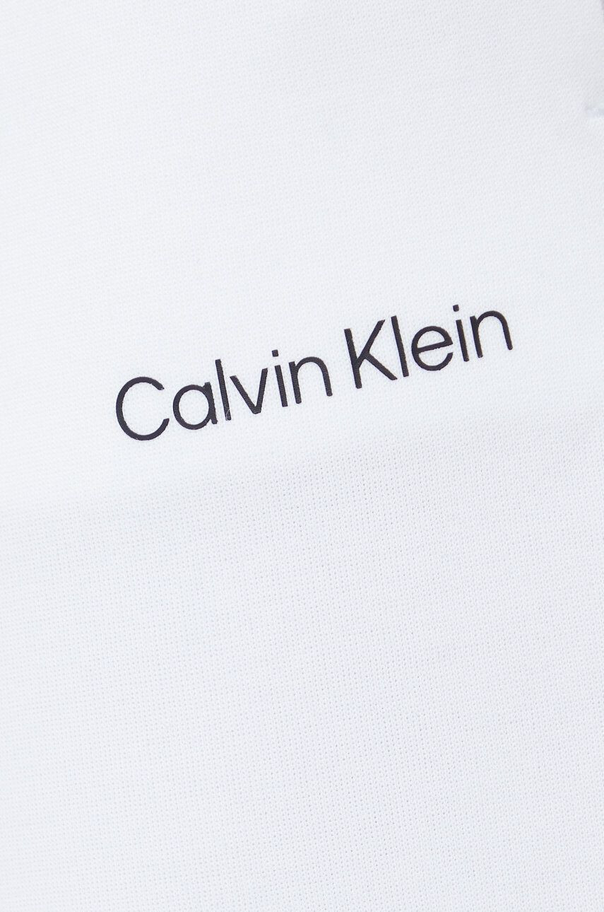 Calvin Klein Tepláky dámské bílá barva hladké - Pepit.cz