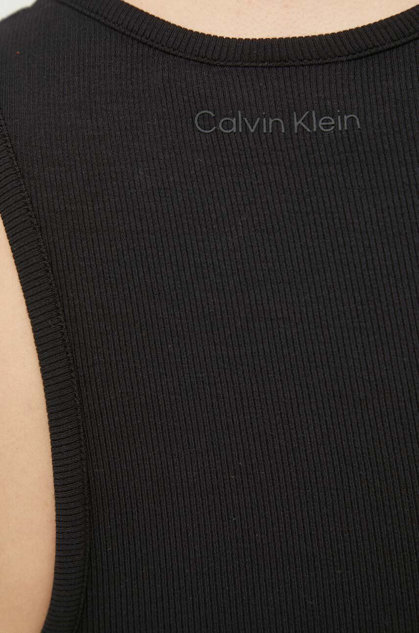 Calvin Klein Top dámský černá barva - Pepit.cz