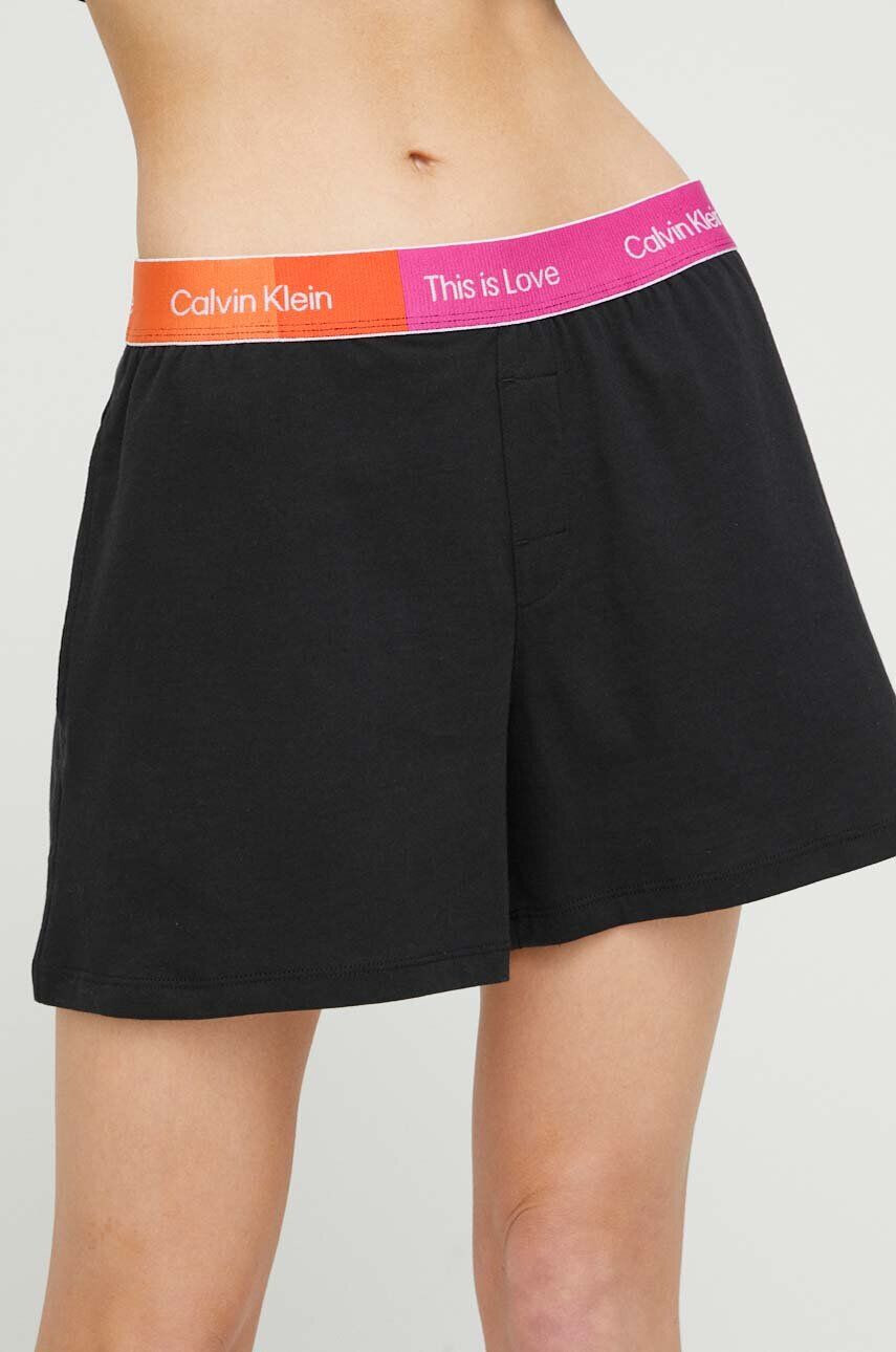 Calvin Klein Underwear Bavlněné pyžamo černá barva bavlněná - Pepit.cz