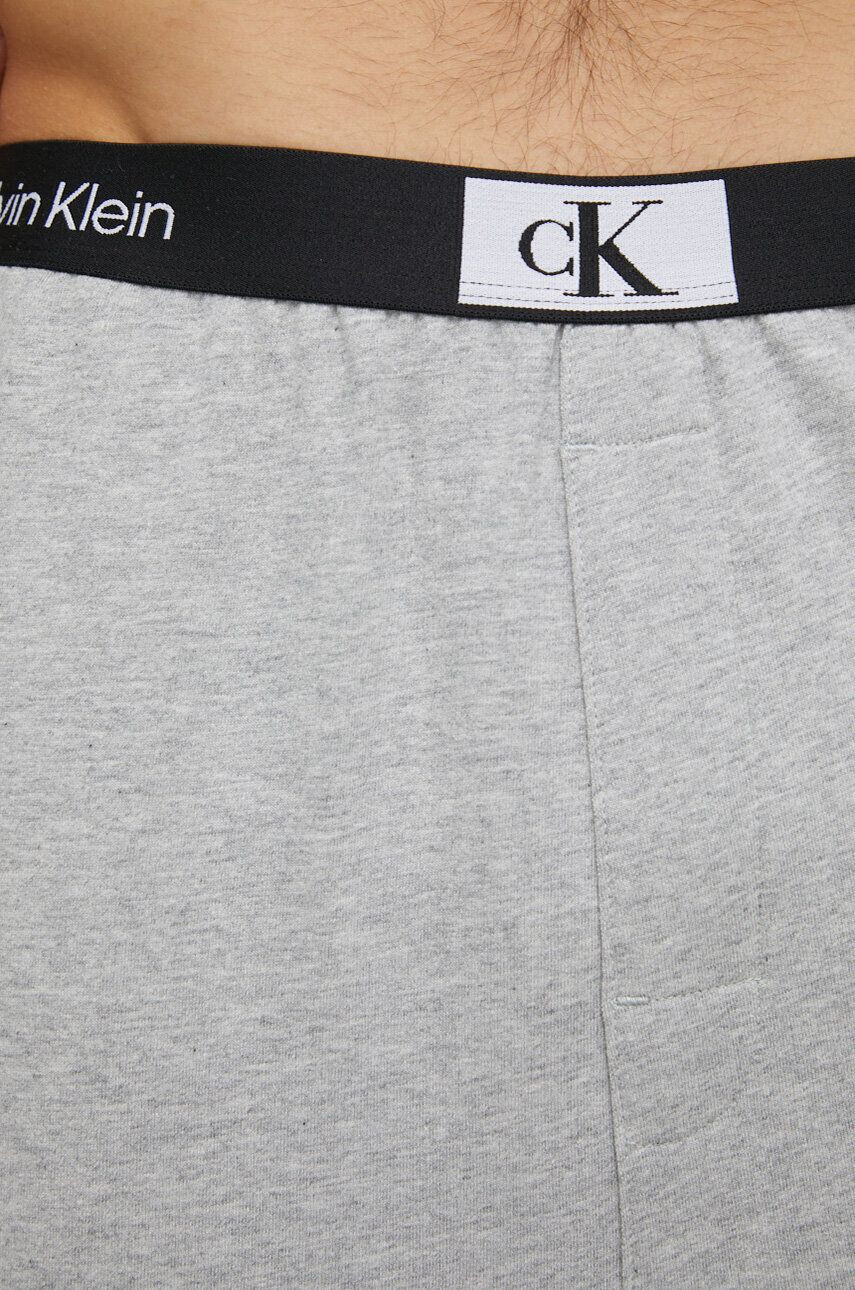 Calvin Klein Underwear Bavlněné pyžamové kalhoty šedá barva - Pepit.cz