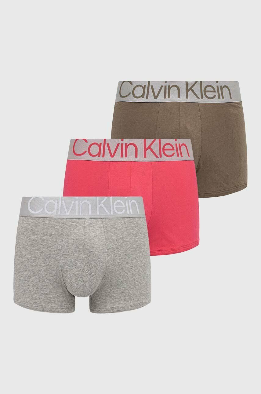 Calvin Klein Underwear Boxerky 3-pack pánské žlutá barva - Pepit.cz