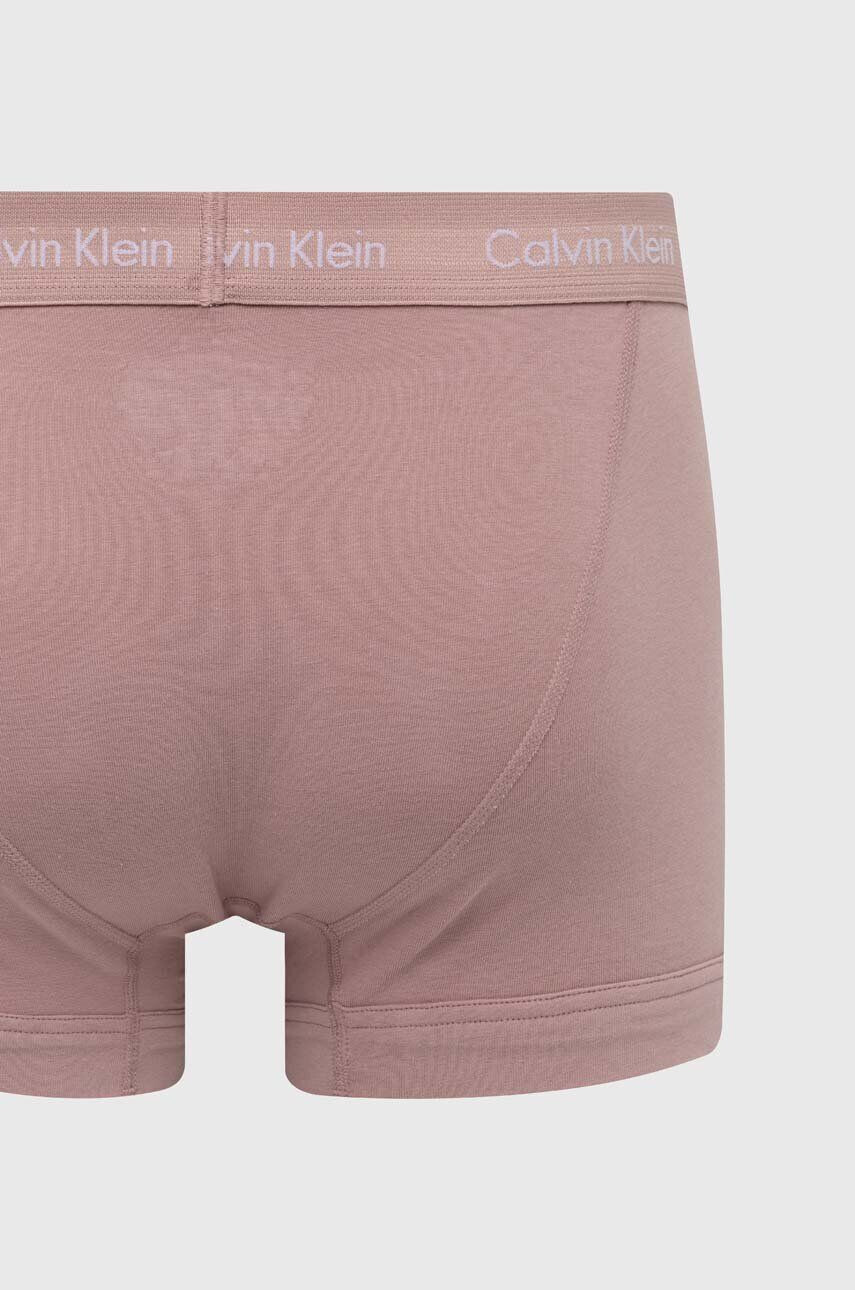 Calvin Klein Underwear Boxerky 3-pack pánské růžová barva - Pepit.cz