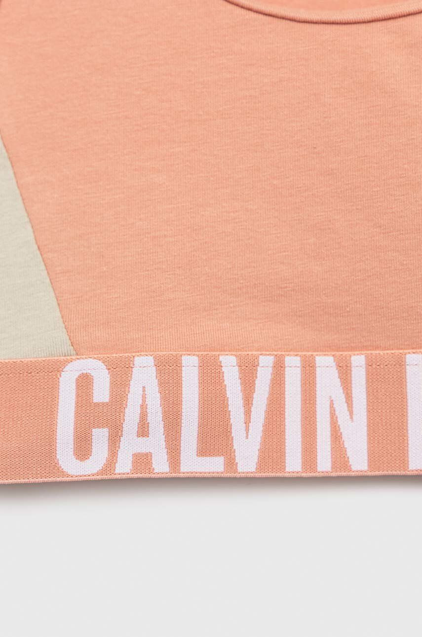 Calvin Klein Underwear Dětská podprsenka 2-pack zelená barva - Pepit.cz