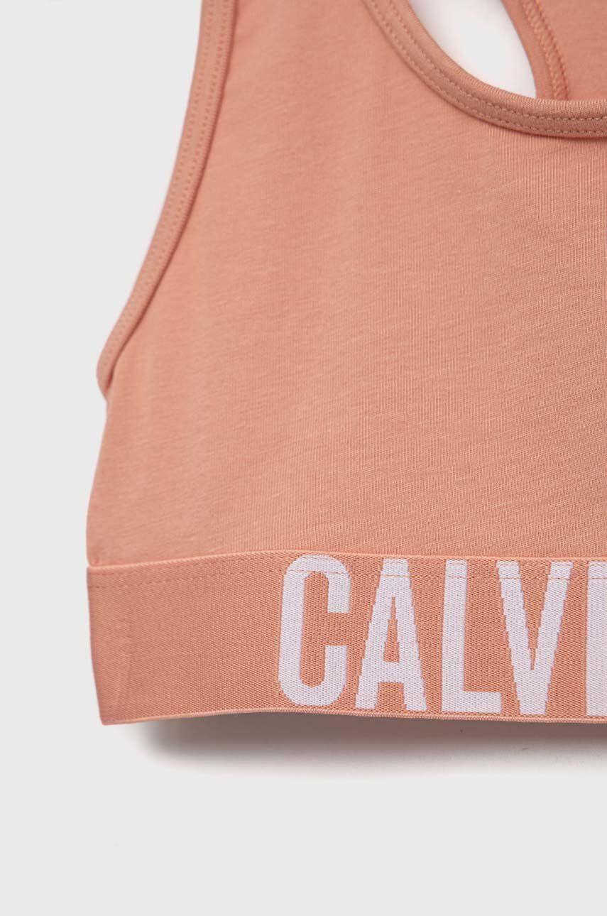 Calvin Klein Underwear Dětská podprsenka 2-pack černá barva - Pepit.cz