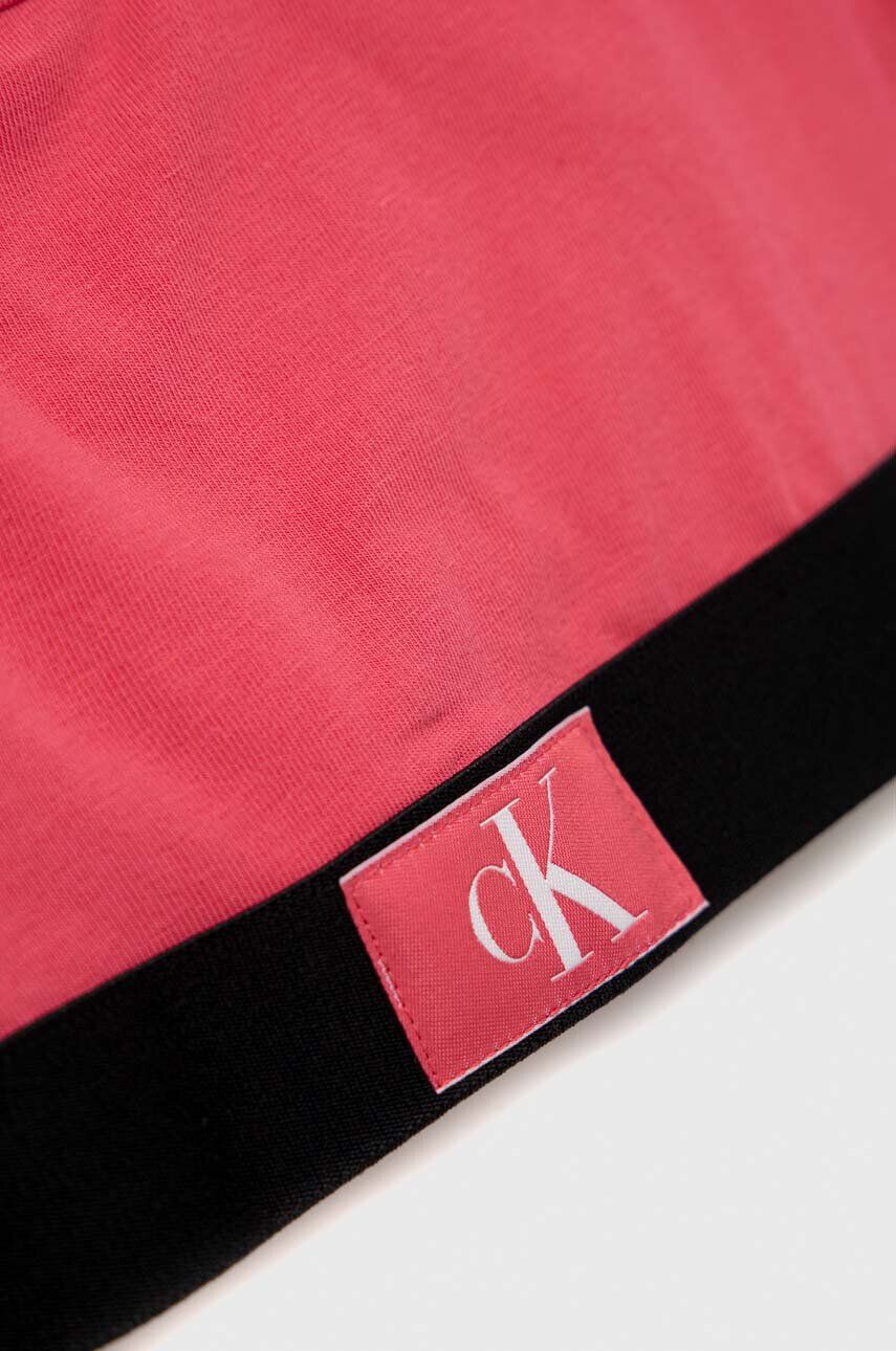 Calvin Klein Underwear Dětská podprsenka 2-pack růžová barva - Pepit.cz