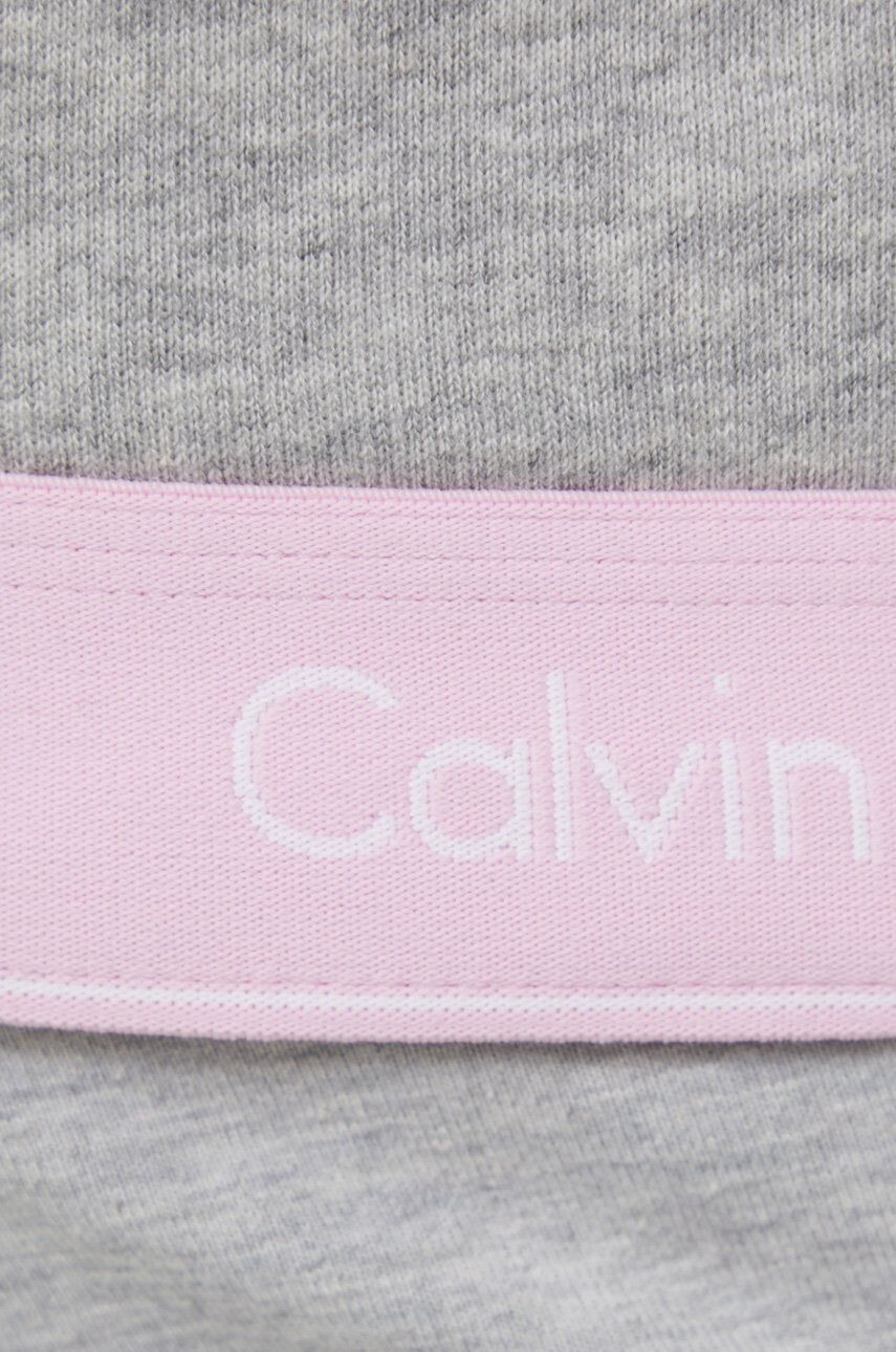 Calvin Klein Underwear Mikina dámská šedá barva hladká - Pepit.cz