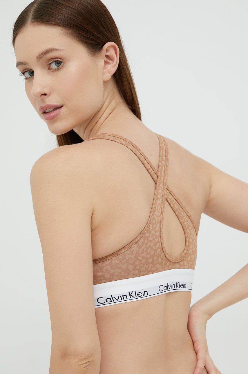 Calvin Klein Underwear Podprsenka béžová barva - Pepit.cz