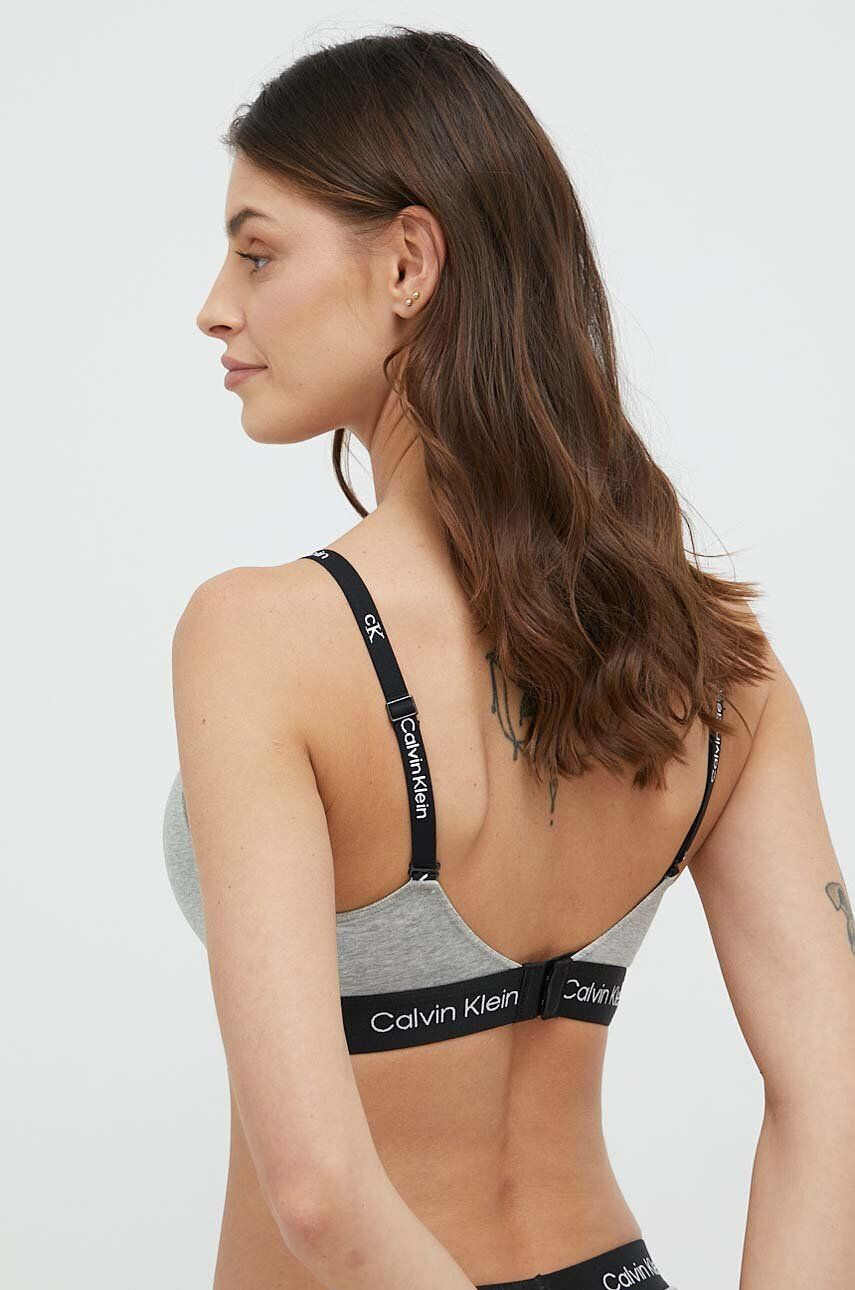 Calvin Klein Underwear Podprsenka šedá barva - Pepit.cz