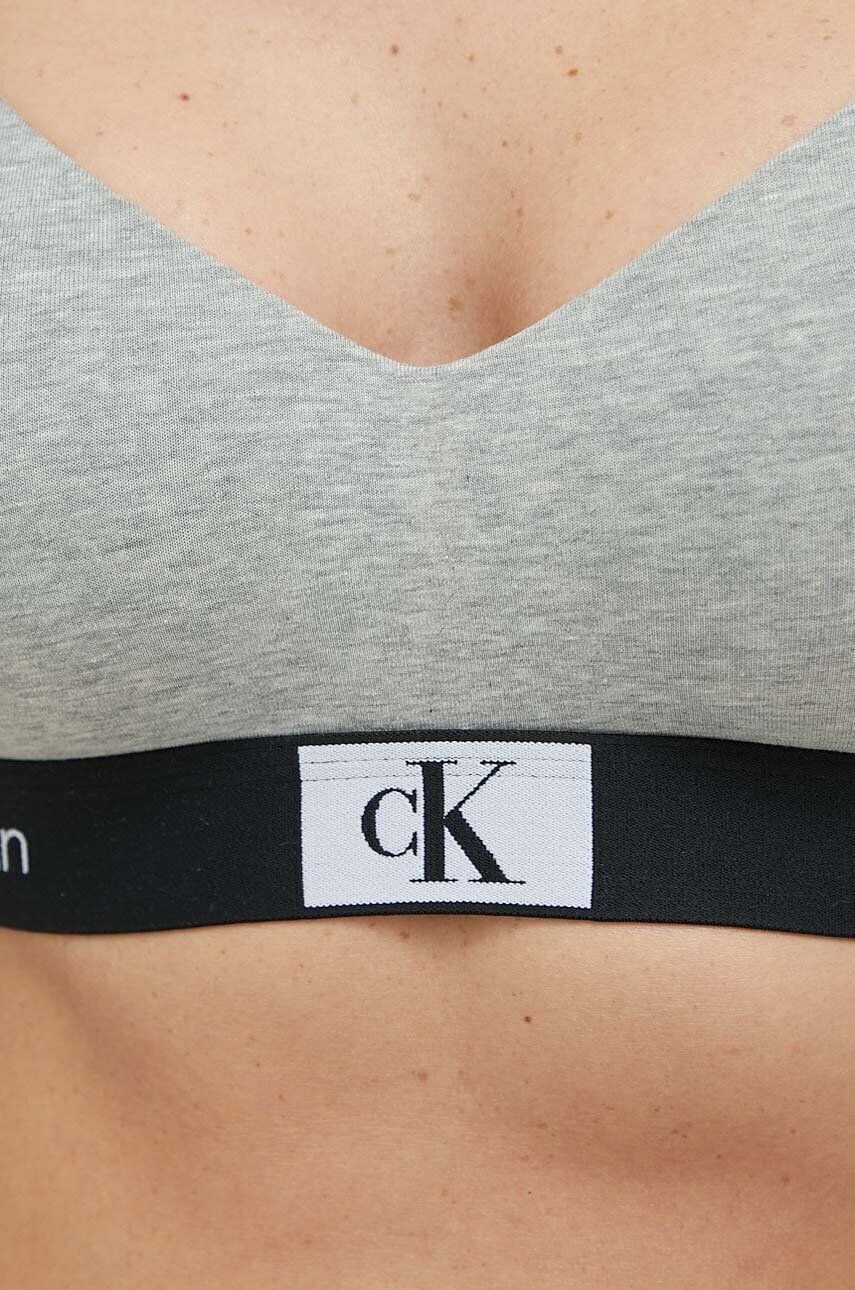 Calvin Klein Underwear Podprsenka šedá barva - Pepit.cz