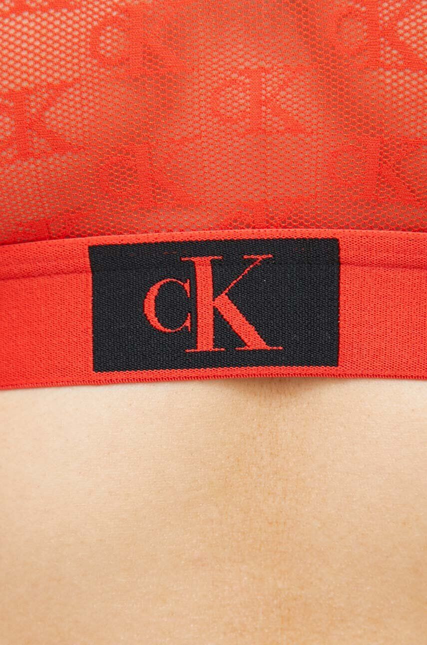 Calvin Klein Underwear Podprsenka červená barva - Pepit.cz