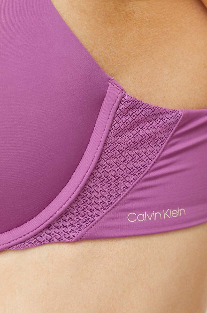 Calvin Klein Underwear Podprsenka fialová barva - Pepit.cz