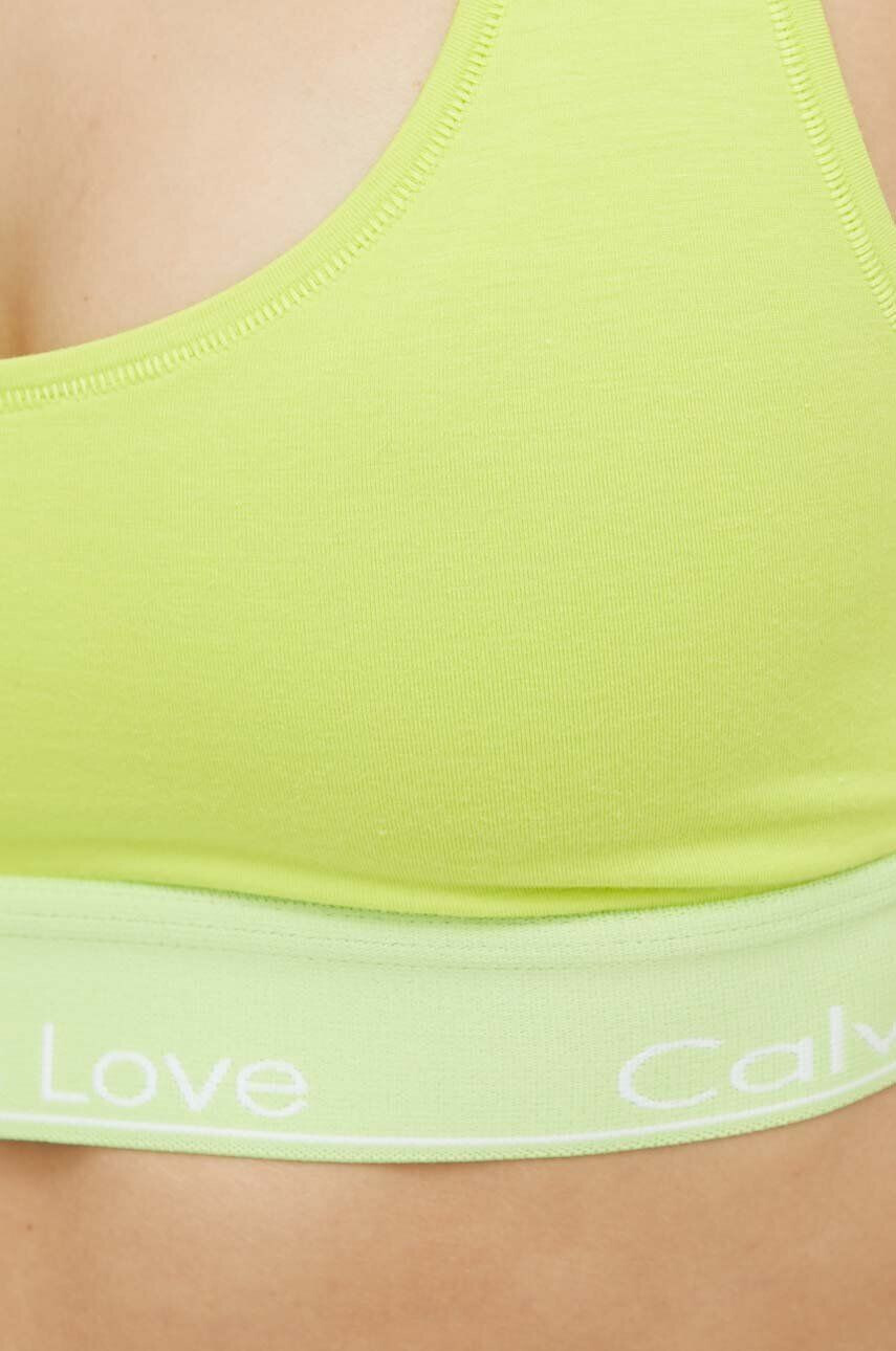 Calvin Klein Underwear Podprsenka zelená barva - Pepit.cz