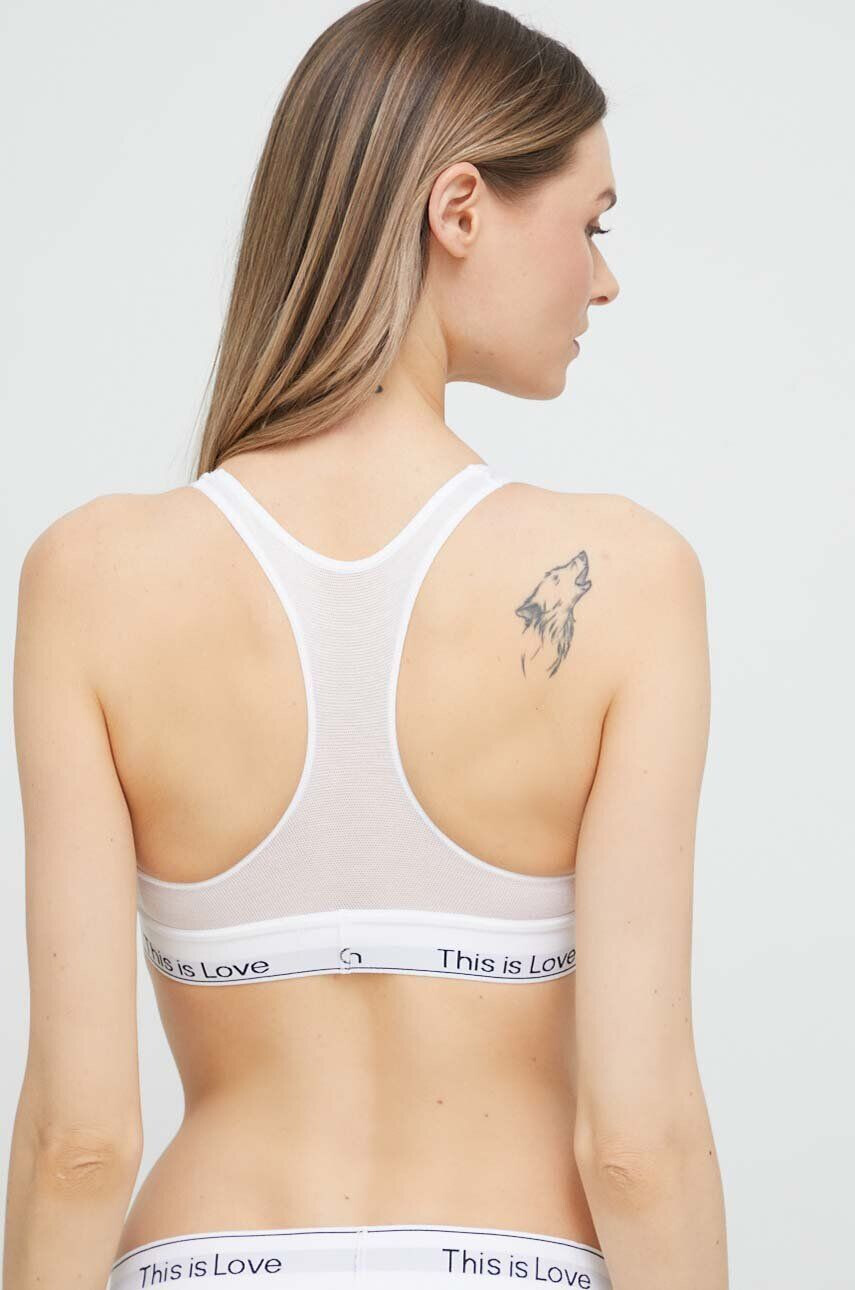 Calvin Klein Underwear Podprsenka bílá barva - Pepit.cz