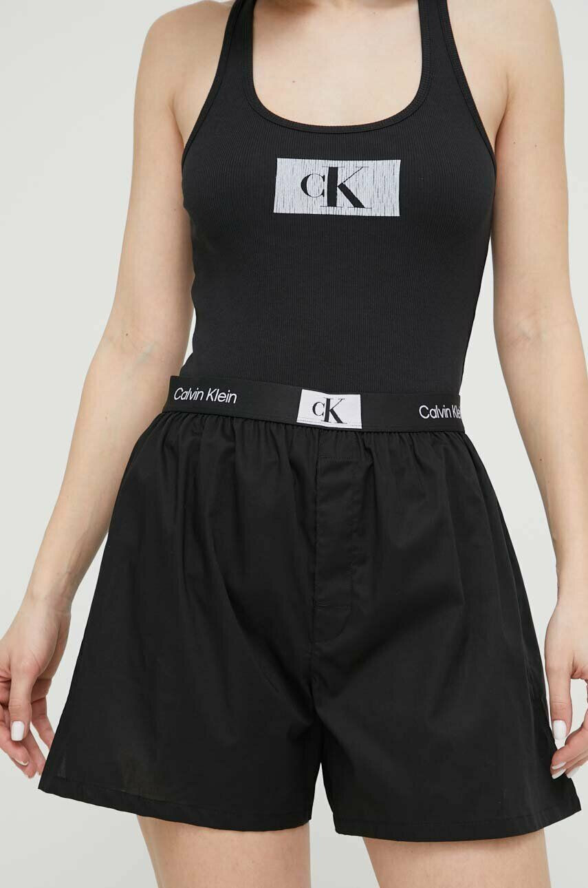 Calvin Klein Underwear Pyžamo béžová barva s potiskem - Pepit.cz